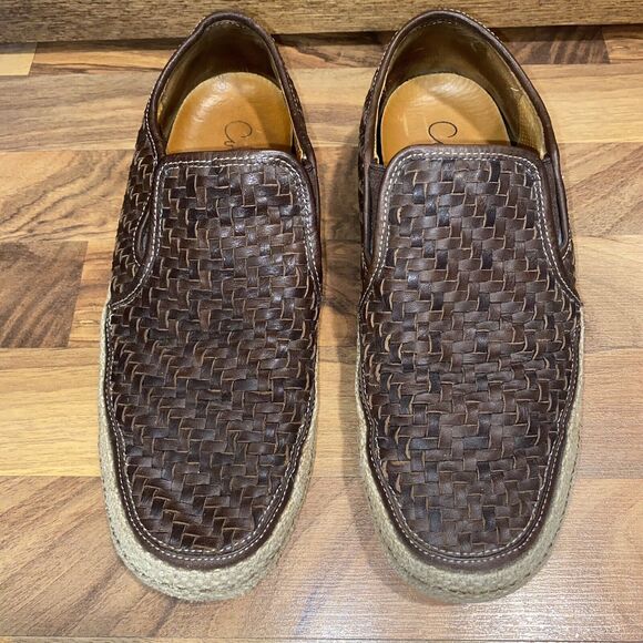 Cole Haan Shoes Mens 8.5 Brown, Nik Air Woven, Casual Boat Pool Beach (*Read*) - Picture 2 of 11